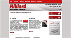 Desktop Screenshot of hilliardheating.com